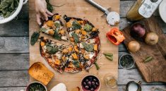 Mouthwatering vegan pizza topped with fresh vegetables, perfect for a healthy meal. — The significance of an entire Food Diet